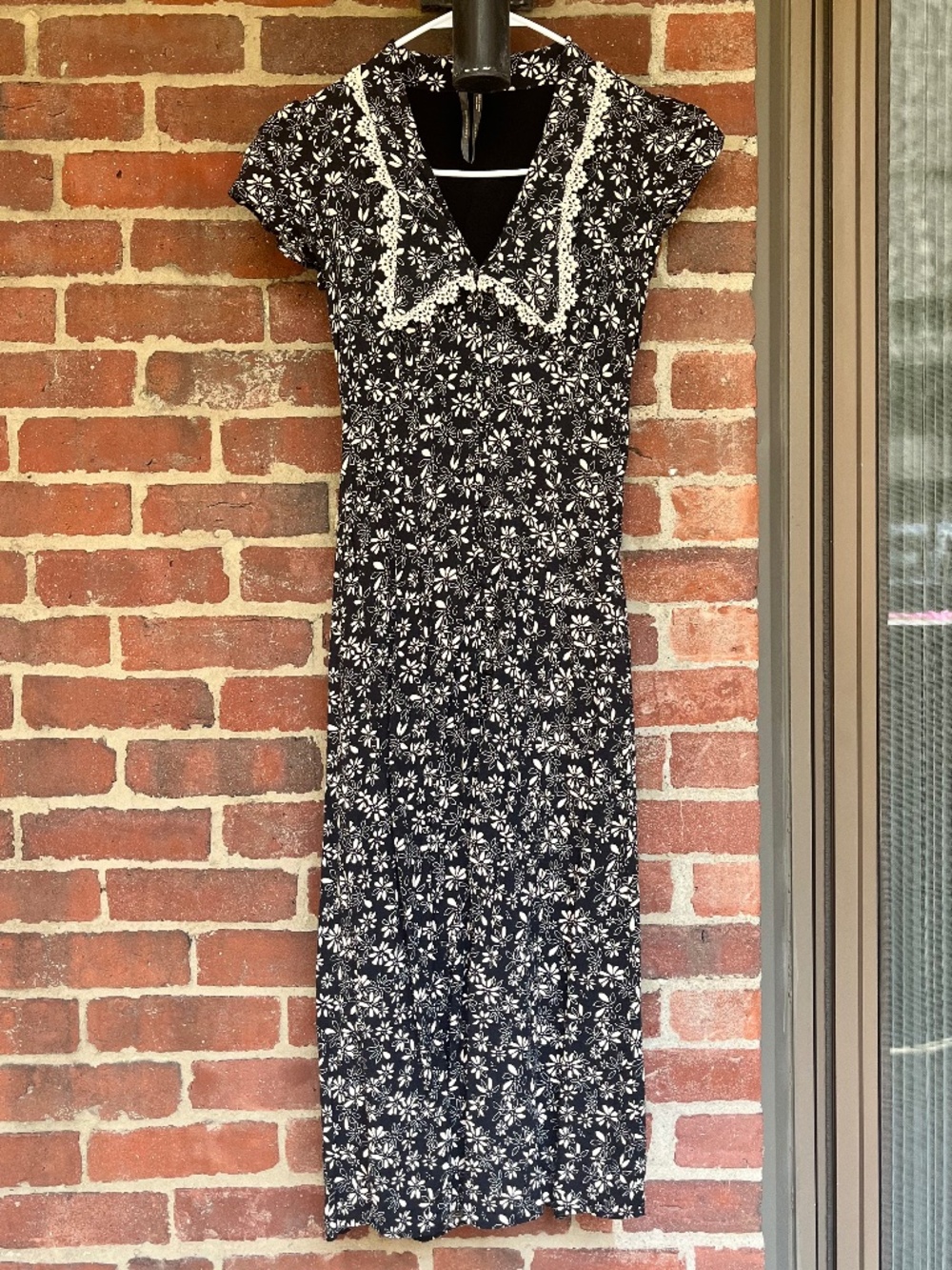 Anthropologie Collared Floral Midi Dress